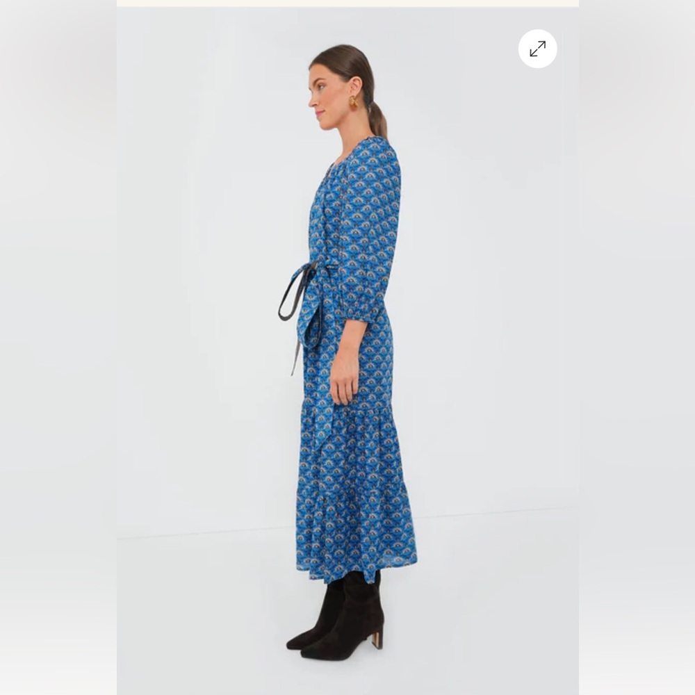 Tuckernuck Indigo Peacock Lyles Dress - Picture 3 of 6